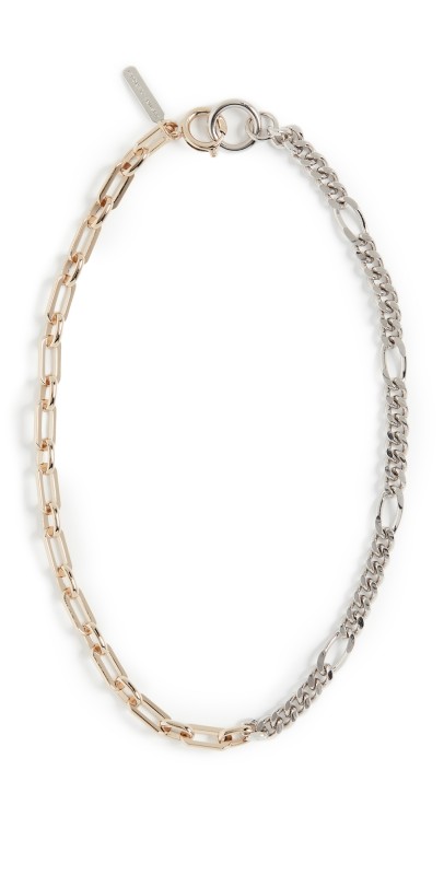 Justine Clenquet Vesper Necklace Gold & Silver