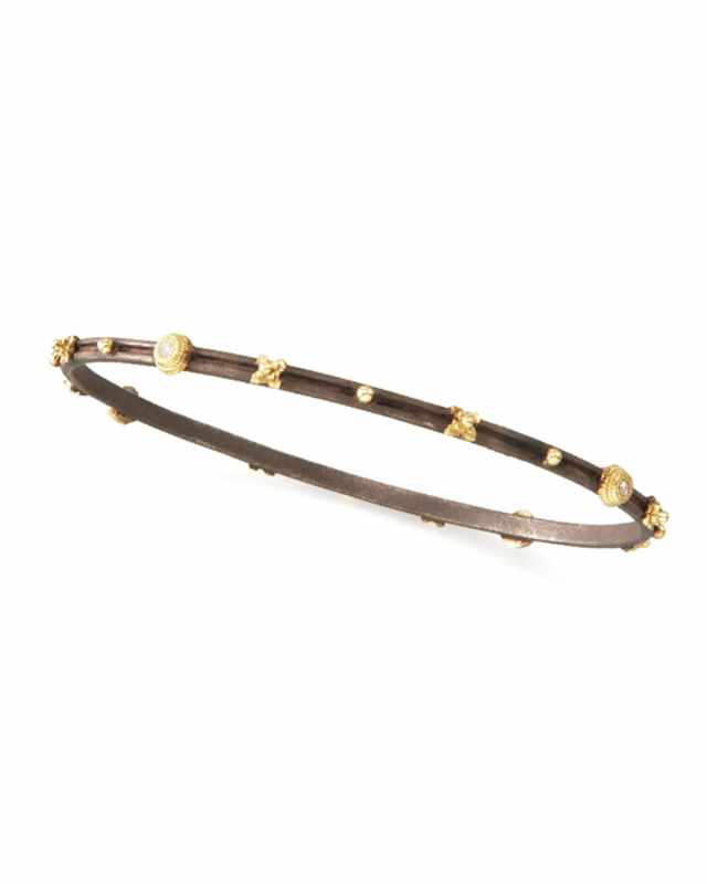 Oxidized Crivelli Station Bracelet