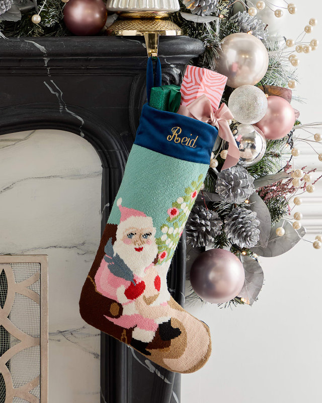 "Santa Baby" Christmas Stocking, Personalized