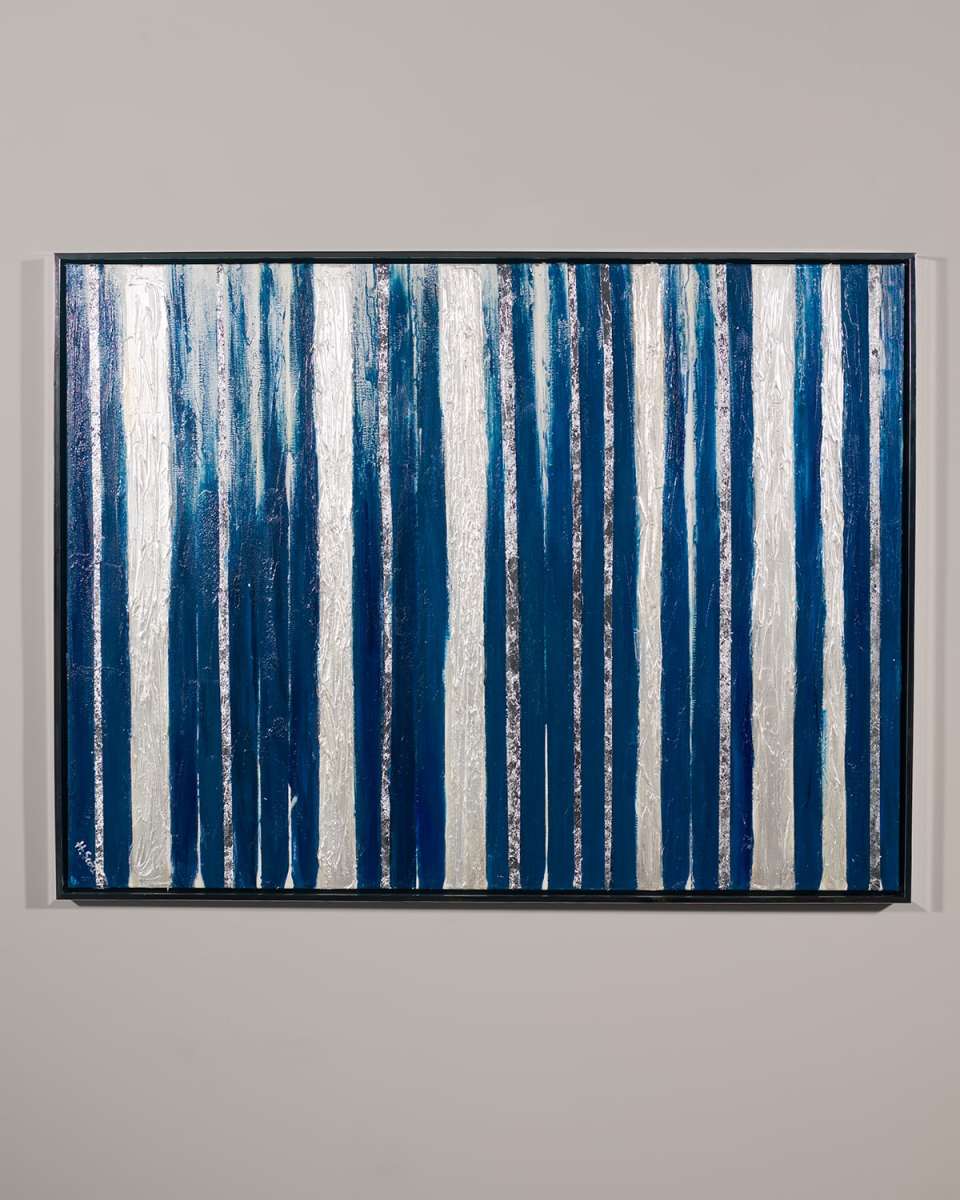 "Shine Blue" Canvas Art by H. Scott