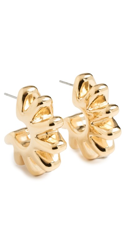 Brinker + Eliza Gear Hoops Gold