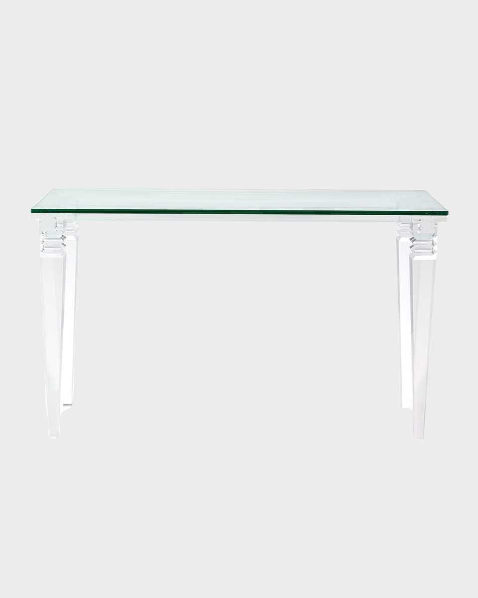Christelle Acrylic Console Table
