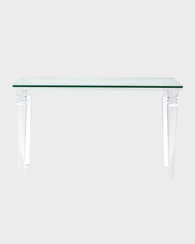 Christelle Acrylic Console Table