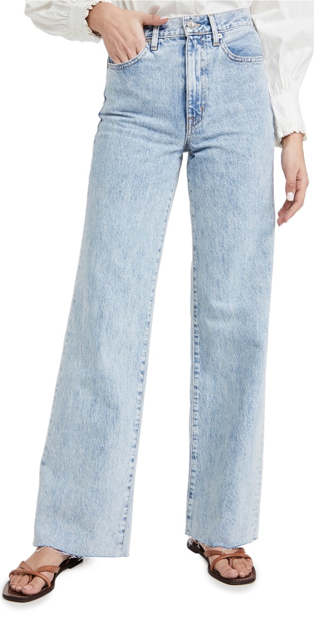 SLVRLAKE Grace High Rise Wide Leg Jeans Time To Go
