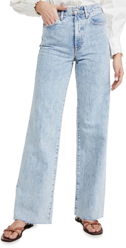 SLVRLAKE Grace High Rise Wide Leg Jeans Time To Go