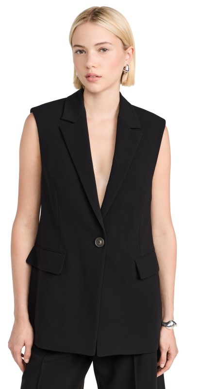 Vince Sleevless Blazer Black