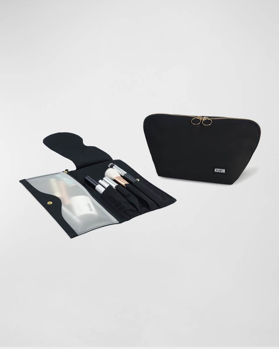 Signature Makeup Bag with Pocket Organizer, Nylon