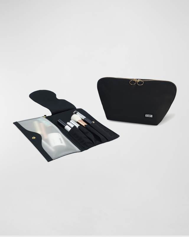 Signature Makeup Bag with Pocket Organizer, Nylon