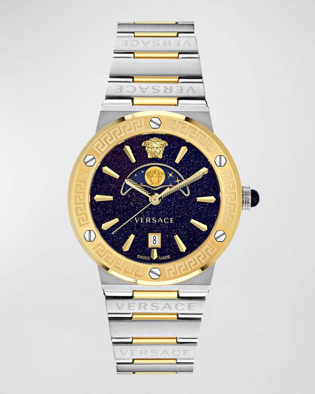 38mm Greca Two-Tone Bracelet Watch