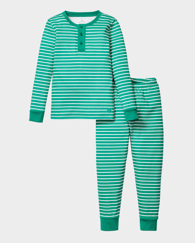 Boy's Striped Two-Piece Pajama Set, Size 2-14