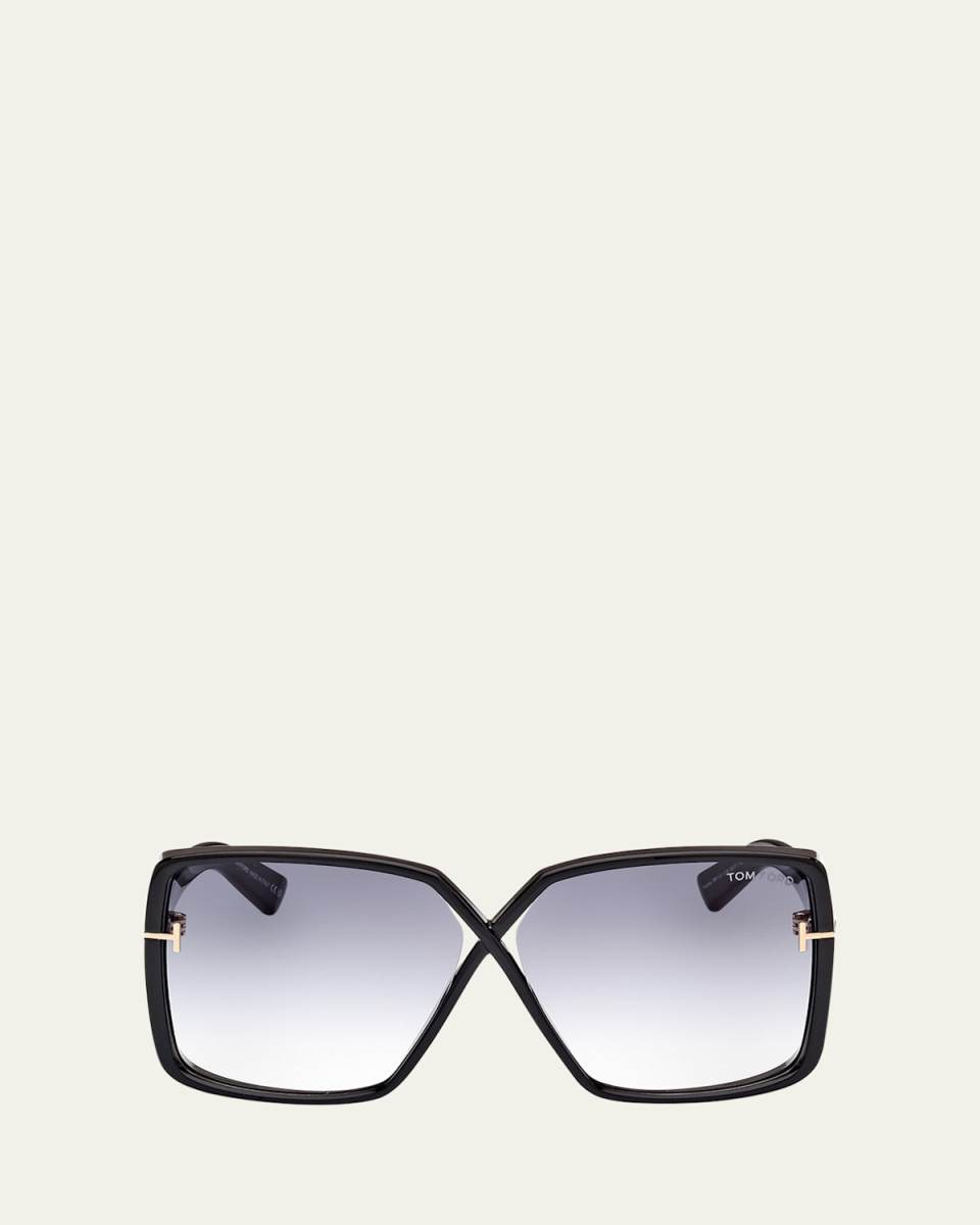 Yvonne Acetate Butterfly Sunglasses