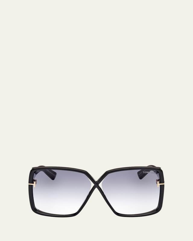 Yvonne Acetate Butterfly Sunglasses