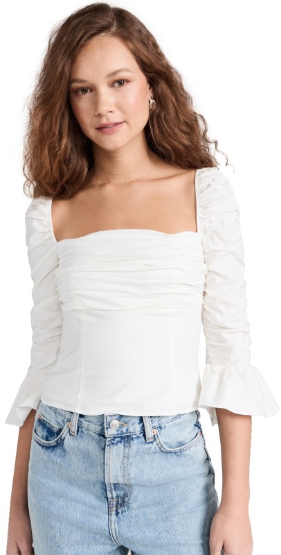 Reformation Kiki Top White