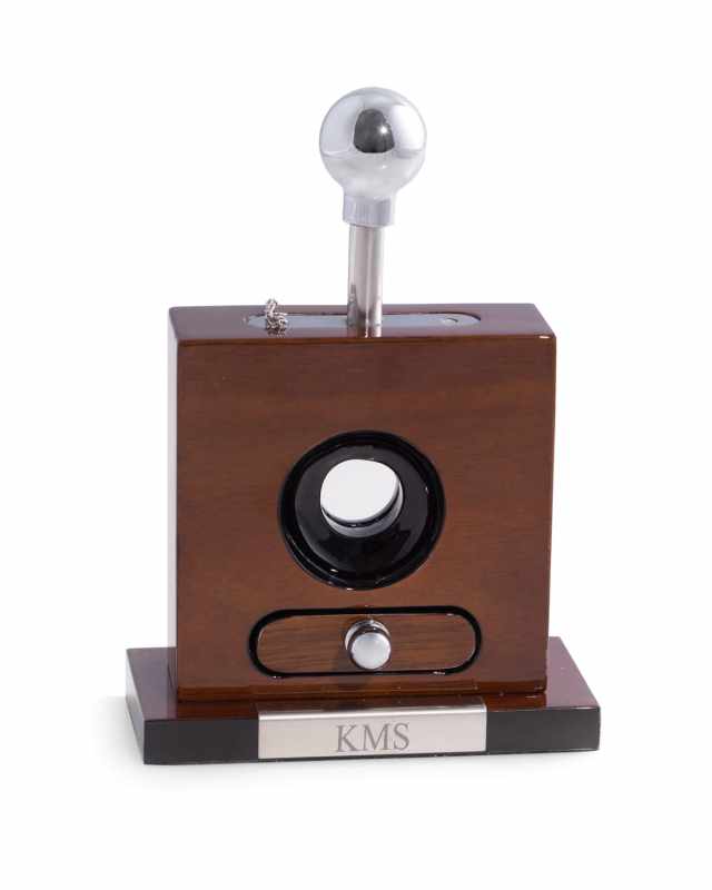 Men's Personalized Wooden Tabletop Cigar Cutter