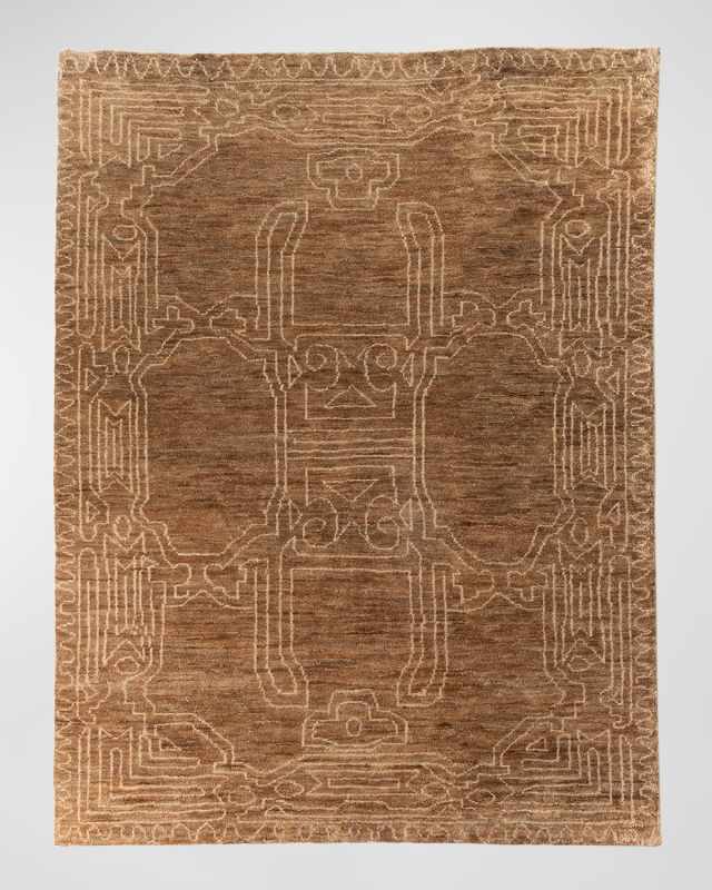 Tozi Hand-Knotted Jute Rug, 5' x 8'