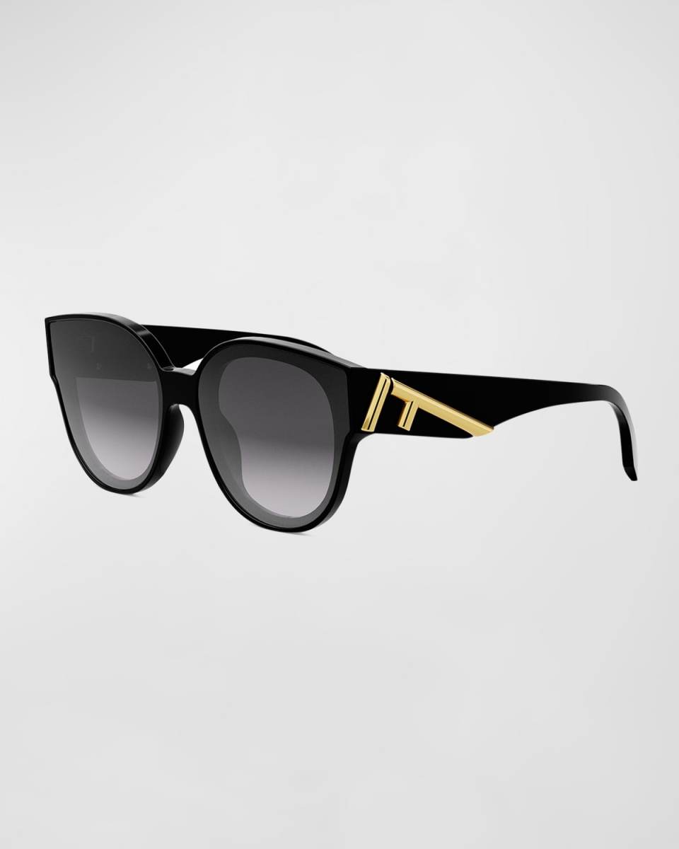Fendi First Acetate Round Sunglasses