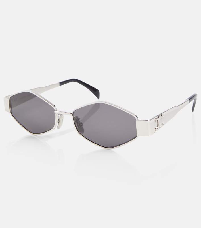 CELINE Triomphe hexagonal sunglasses