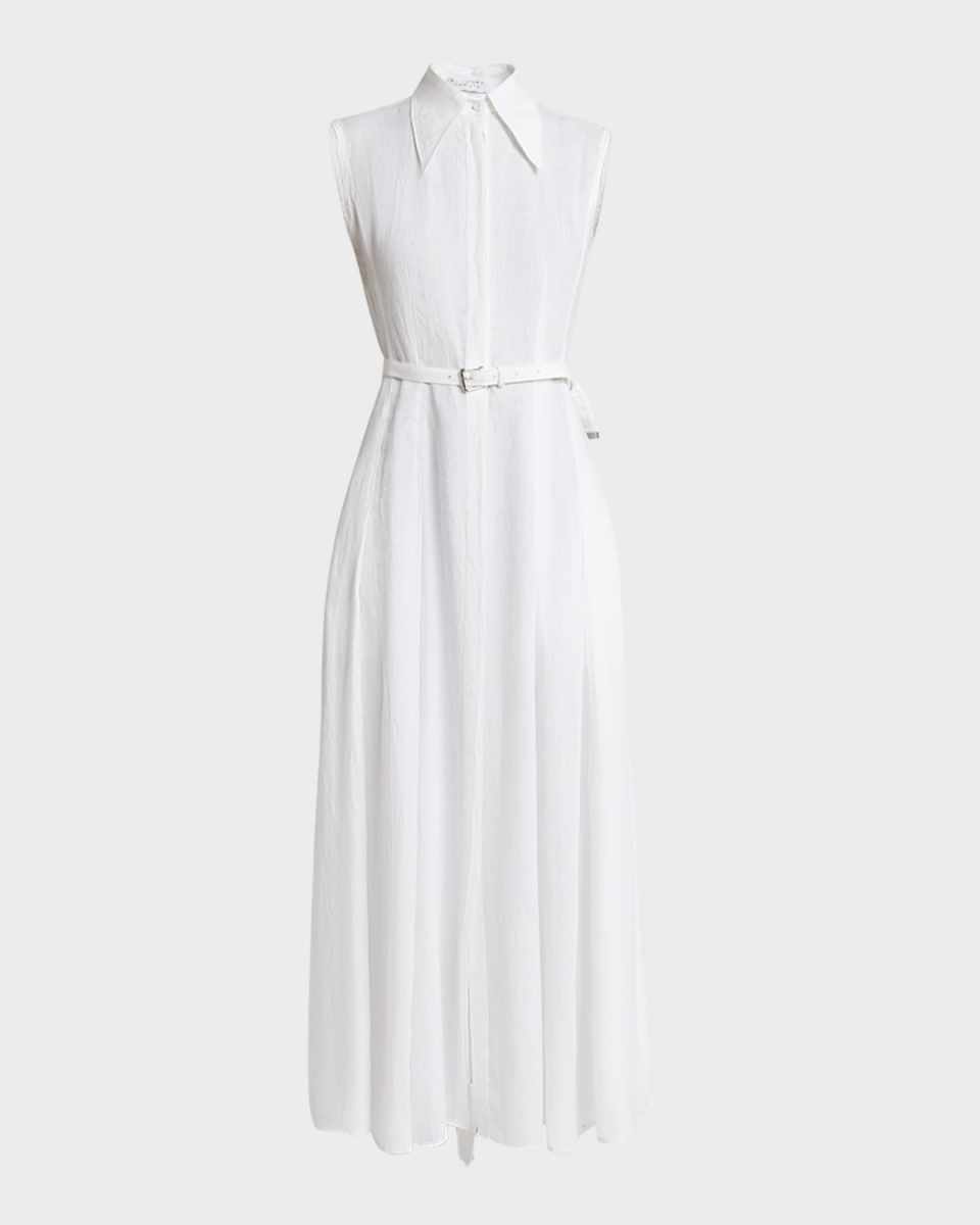 Durand Belted Linen Shirtdress