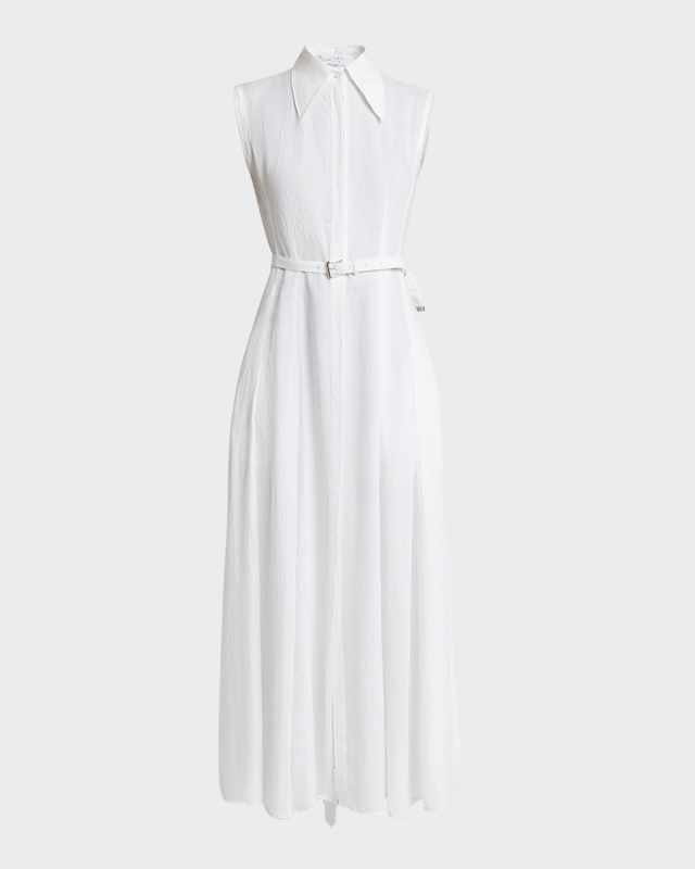 Durand Belted Linen Shirtdress