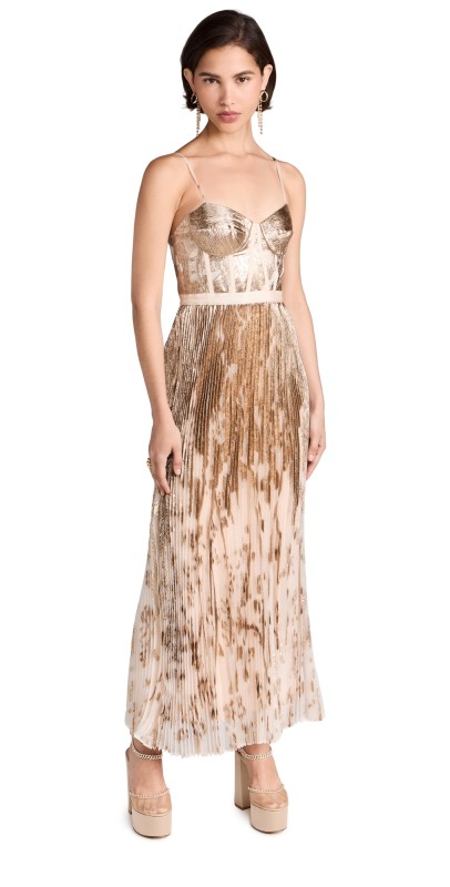SIMKHAI Brielle Bustier Gown Blush