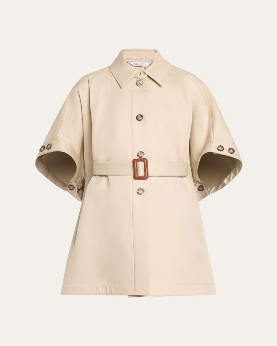 Agape Cotton Belted Cape