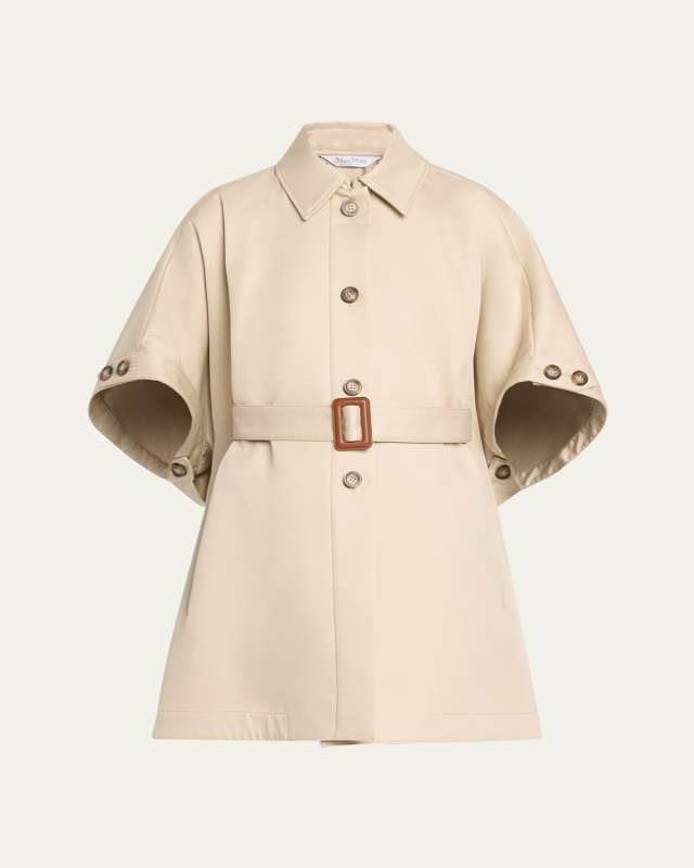 Agape Cotton Belted Cape