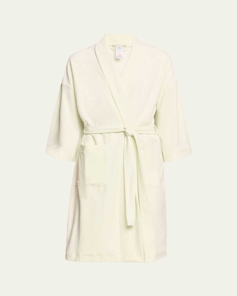 3/4-Sleeve Cotton Robe