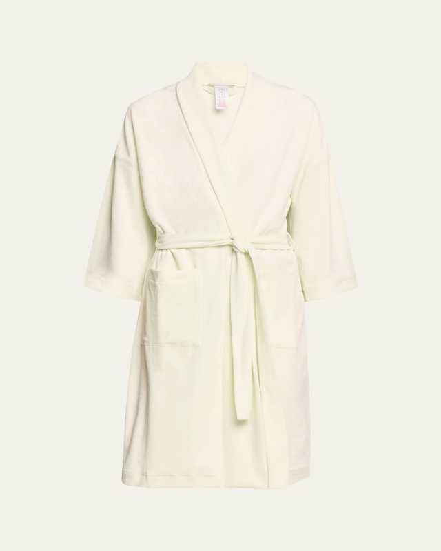 3/4-Sleeve Cotton Robe