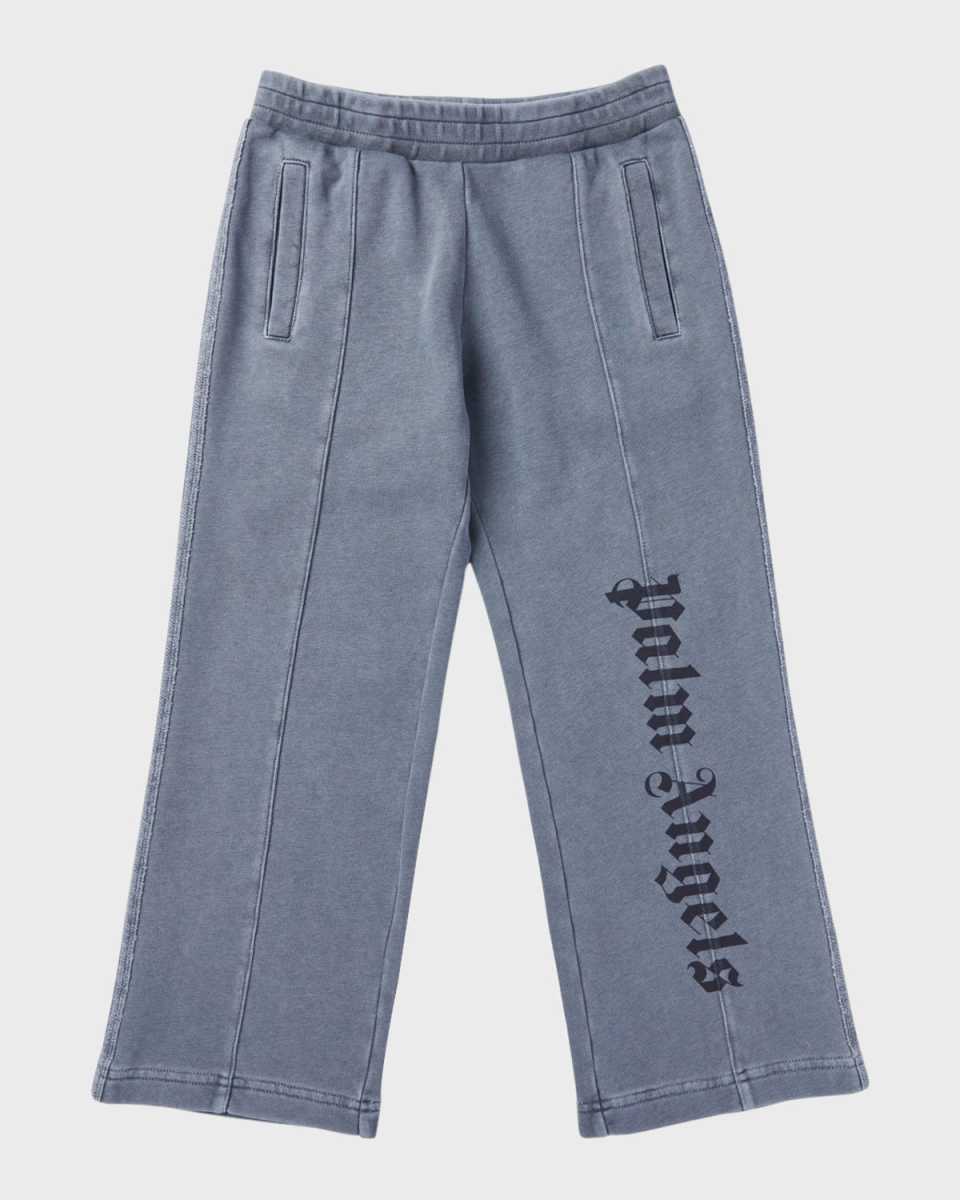 Boy's Logo-Print Faded Sweatpants, Size