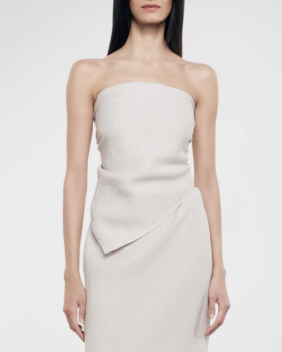 Linen Scarf Top