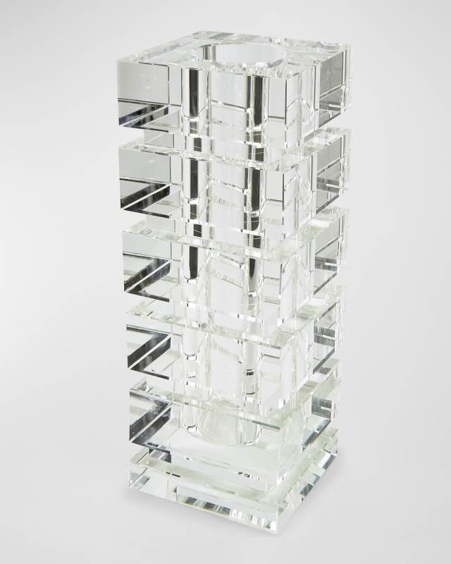 Clear Cut Crystal Illusion Vase