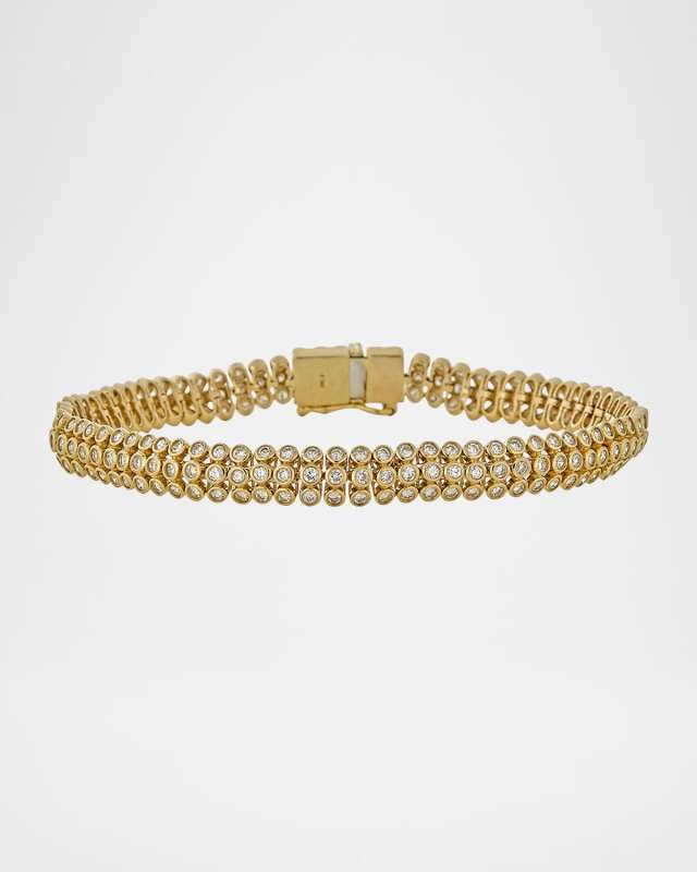 Lattice Tennis Bracelet