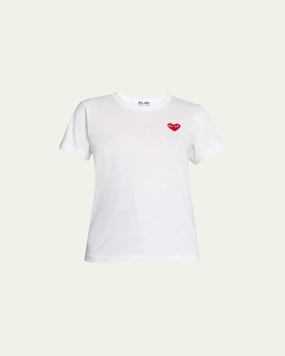 Heart Logo Short-Sleeve Cotton T-Shirt