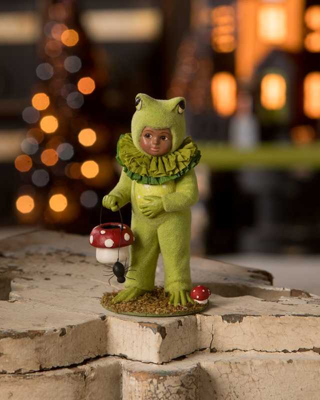 Dressed Up Dusty Halloween Frog