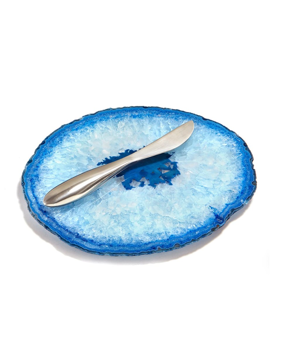 Ita Blue Cheese Plate & Forma Spreader