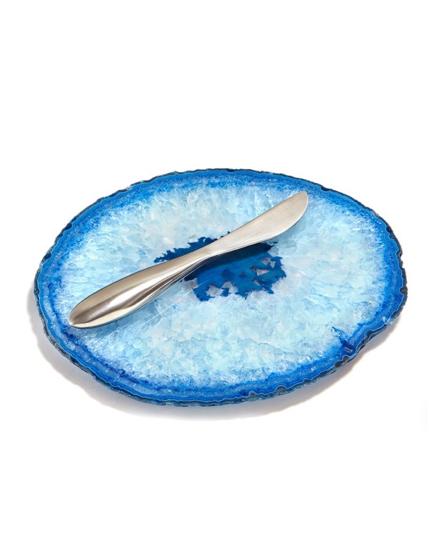 Ita Blue Cheese Plate & Forma Spreader
