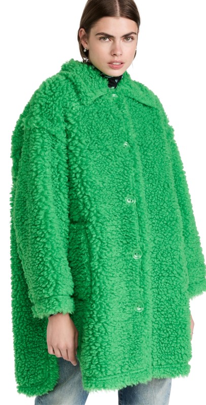 STAND STUDIO Gwen Coat Green