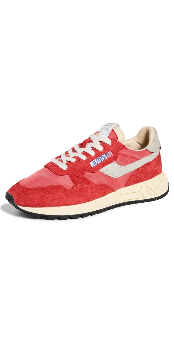 Autry Reelwind Low Sneakers Nylon/Crack White/Red