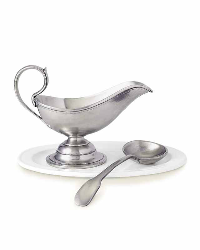 Gravy Boat with Gravy Spoon