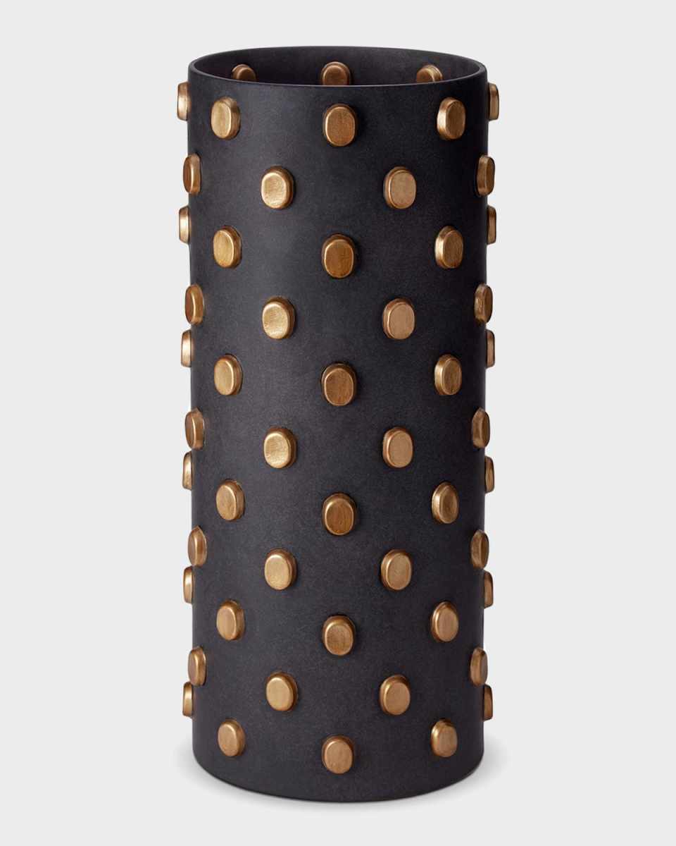 Teo Black & Gold Vase - X-Large