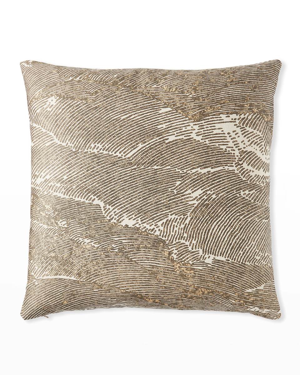 Kellner Metallic Decorative Pillow, 22" x