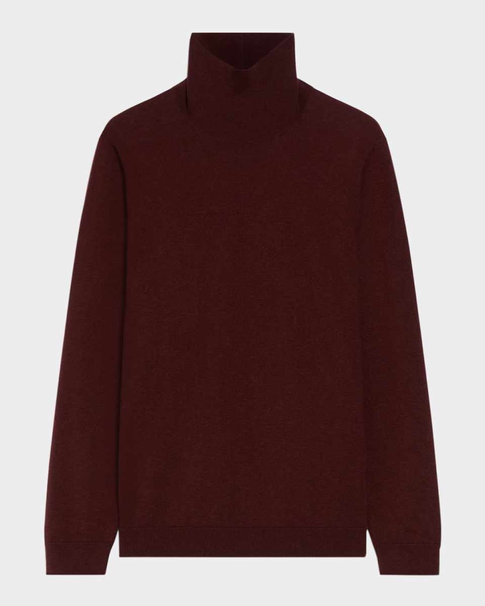 Kiku Turtleneck Silk-Wool Sweater