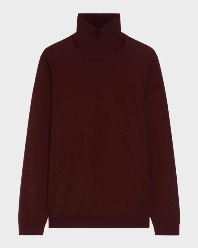 Kiku Turtleneck Silk-Wool Sweater