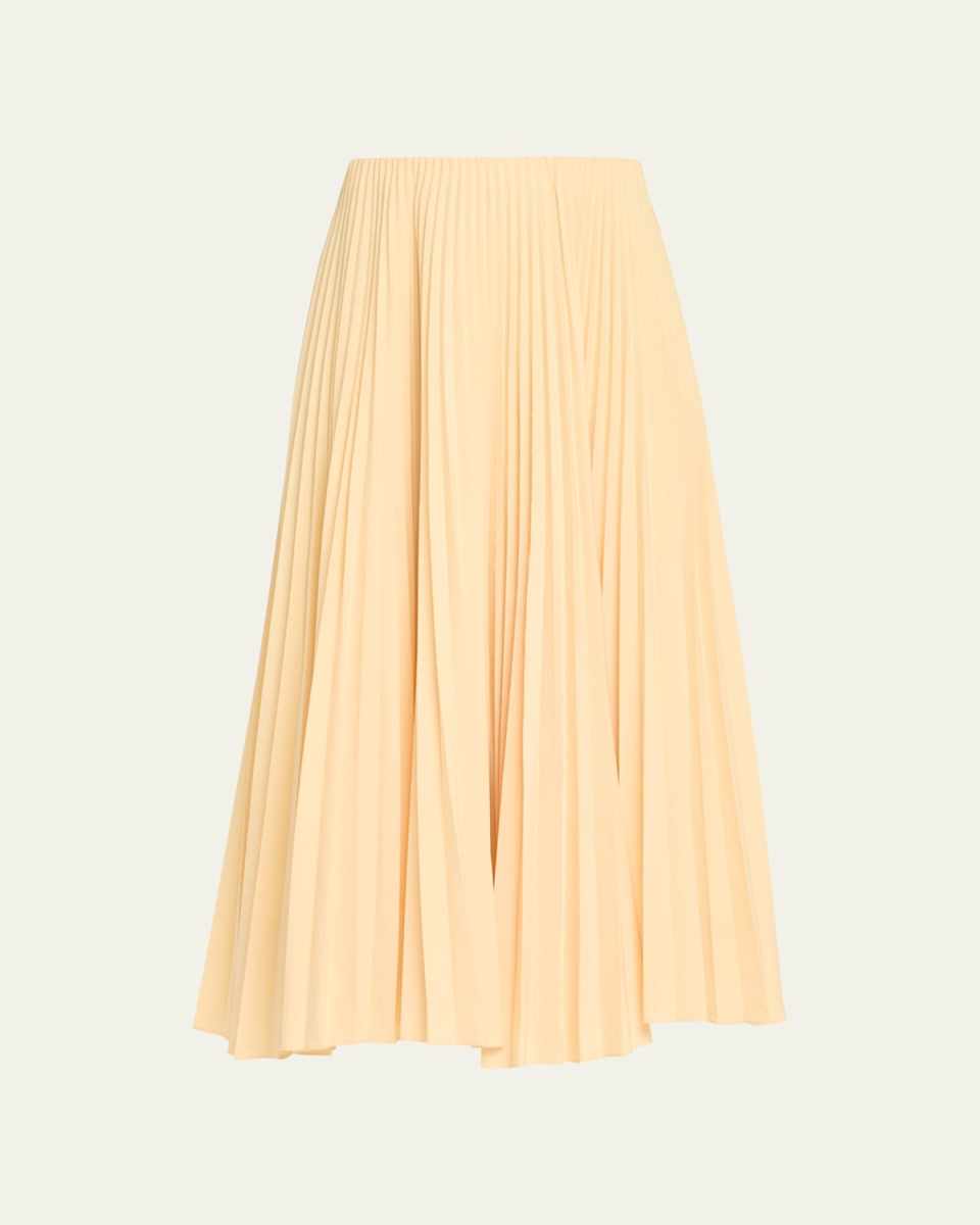Tatum Pleated Midi Skirt