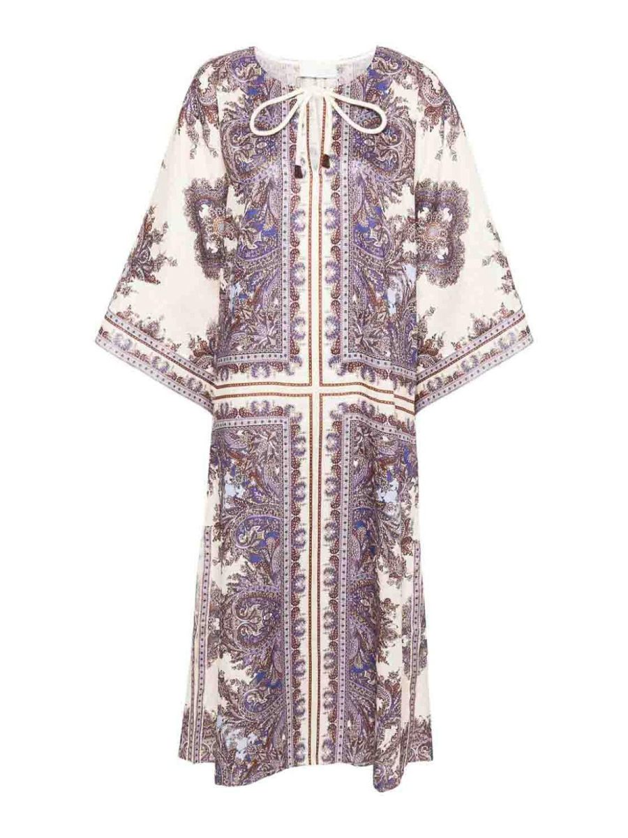 Zimmermann Robe Au Genou - Violet