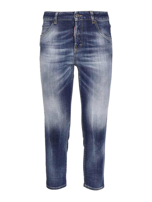 Dsquared2 Jean Bootcut - Bleu