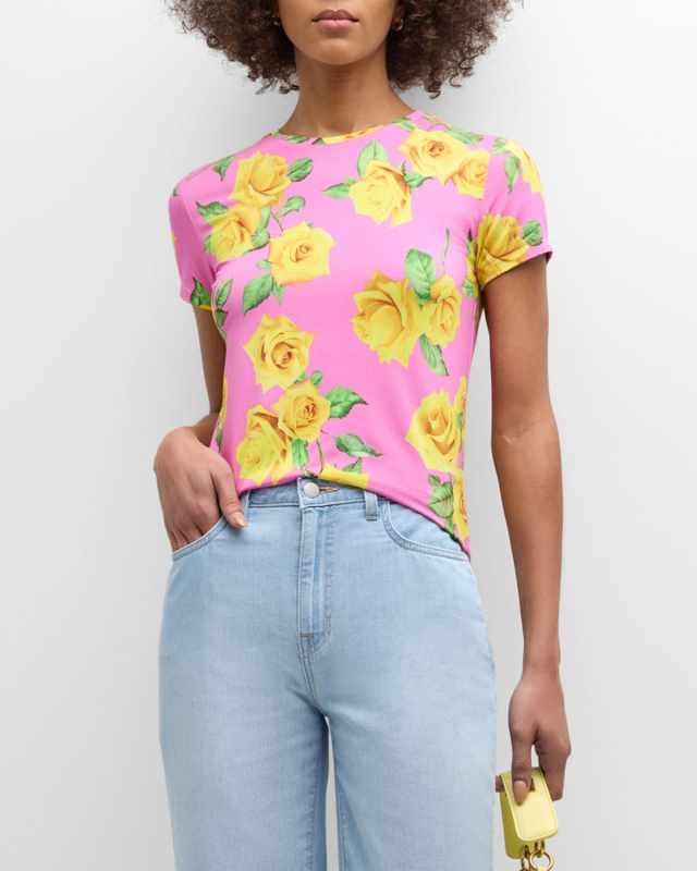 Ressi Short-Sleeve Rose Tee