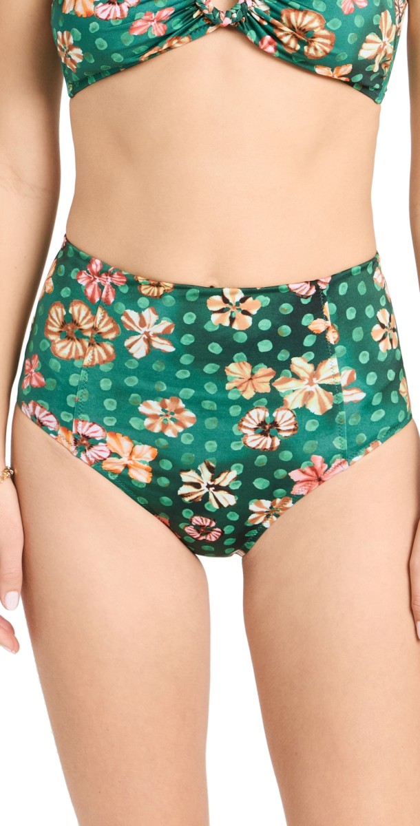 Ulla Johnson Zahara Bikini Bottoms Veridian