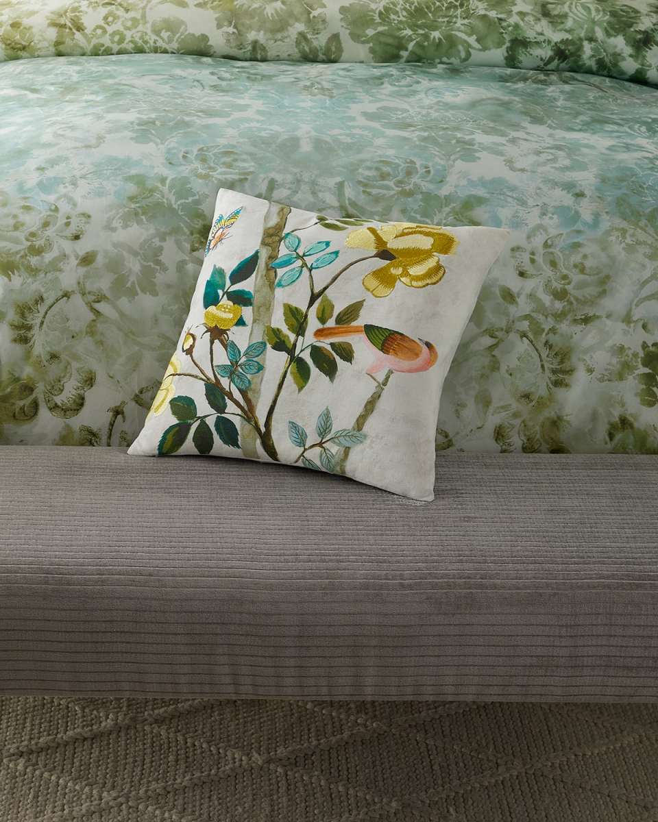 Papillon Chinois & Parchment Pillow, 20x20