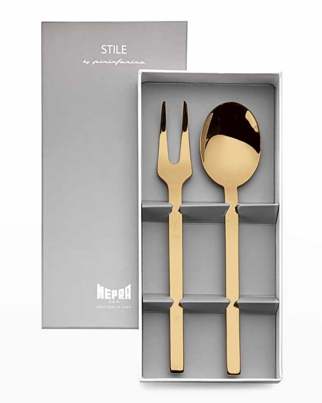 Stile Oro 2-Piece Serving Gift Box